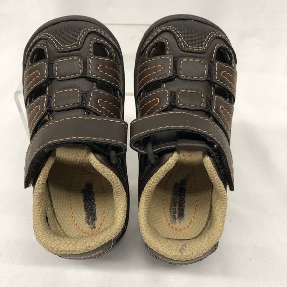 Surprise Faux Leather Kids Toddler Sandals Size 5 - Picture 5 of 11